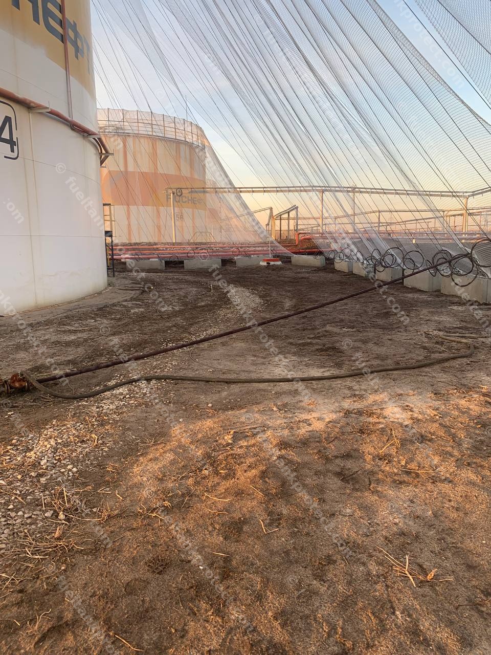 Substation protection — passive mesh system
